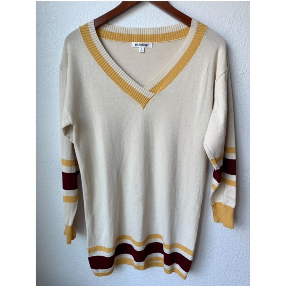 Wild Honey 100% Viscose Long Sleeve Sweater